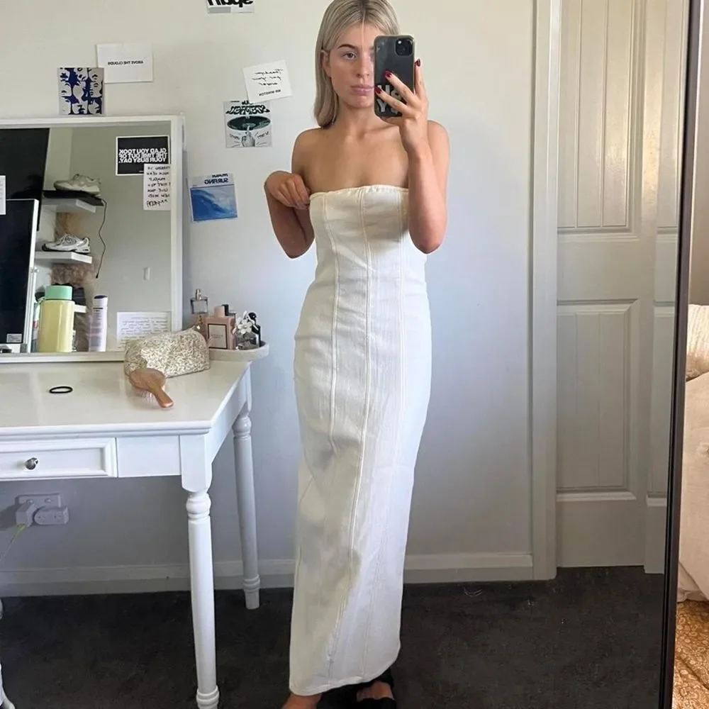 Zara Tube Top Dress - Picture 4 of 10